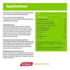 Yates Dynamic Lifter Organic Lawn Food 15kg -Plant Care Shop 2328342 3 5