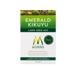 Munns Emerald Kikuyu Lawn Seed Mix 1kg