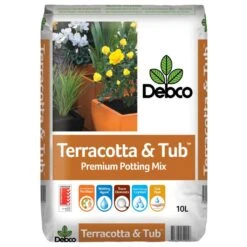 Debco Terracotta & Tub Premium Potting Mix 10L
