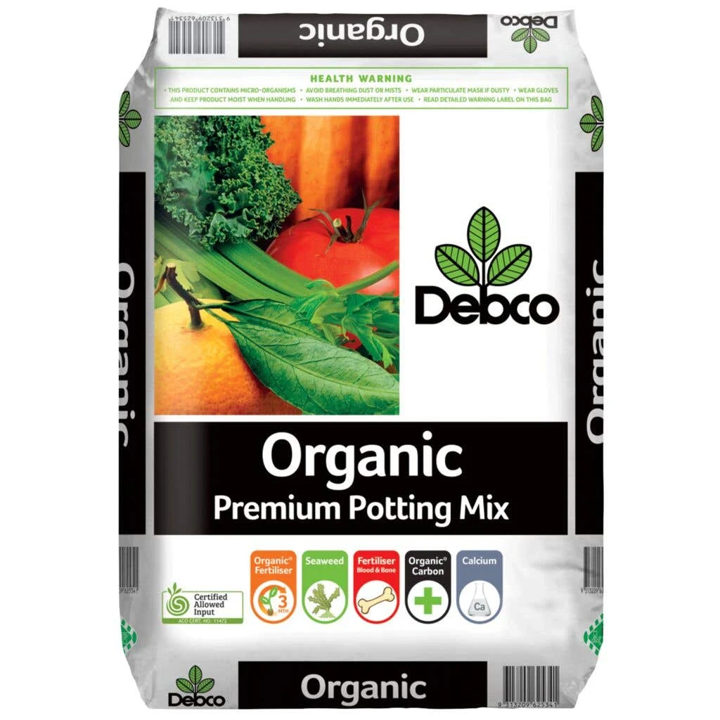 Debco Organic Premium Potting Mix 10L 3 Debco Organic Premium Potting Mix 10L