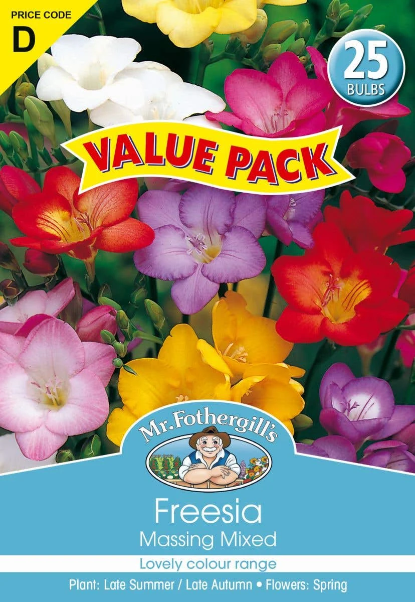Mr Fothergill's Bulbs Freesia Massing Mixed 25 Bulbs 3 Mr Fothergill's Bulbs Freesia Massing Mixed 25 Bulbs