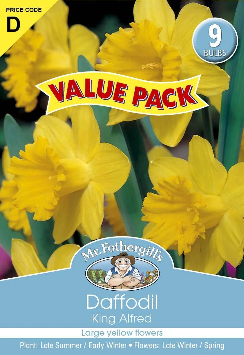 Mr Fothergill's Bulbs Daffodil Yellow 9 Bulbs 3 Mr Fothergill's Bulbs Daffodil Yellow 9 Bulbs