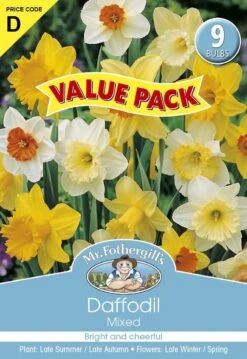 Mr Fothergill's Bulbs Daffodil Mixed 9 Bulbs