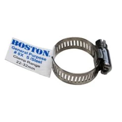 BOSTON Hose Clamp No. 0X 22-32mm Stainless Steel