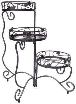 Takasho Hammertone 3 Pot Plant Stand