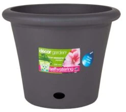 Decor Four Seasons Round PVC Self-Watering Pot 336mm