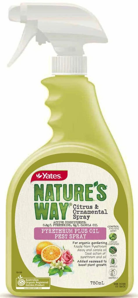Yates Nature's Way Citrus & Ornamental Spray 750mL 3 Yates Nature's Way Citrus & Ornamental Spray 750mL