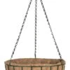 Garden Trend Classic Wire Hanging Basket With Liner Green