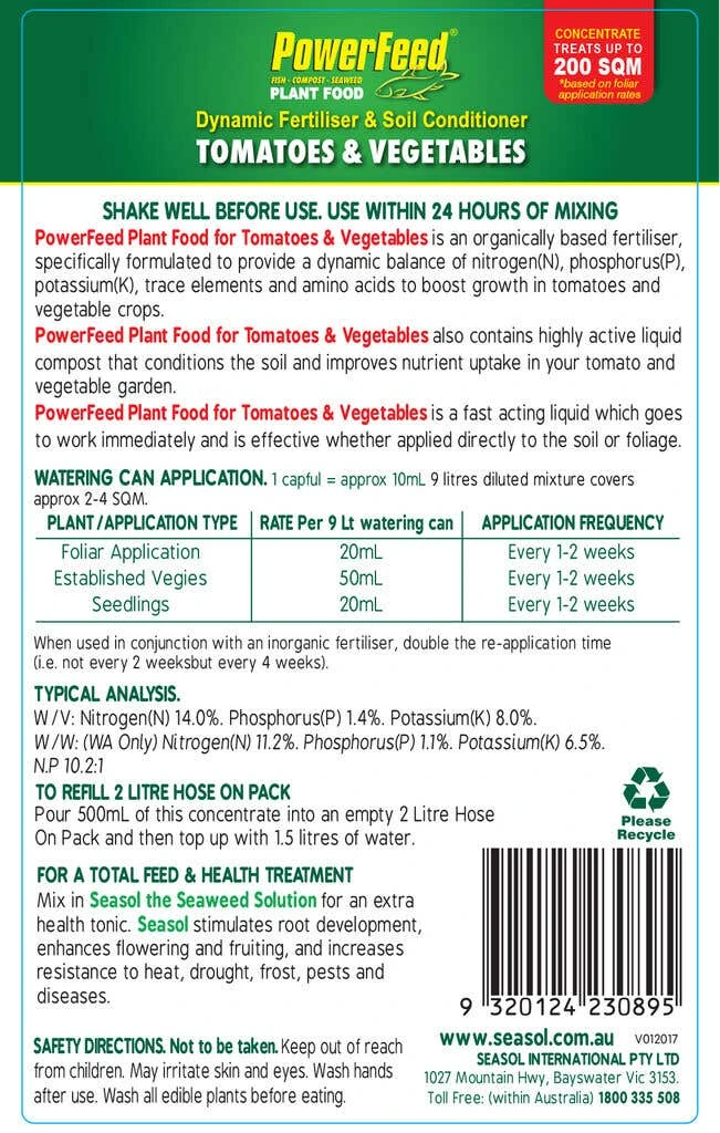 Powerfeed Vegetable Concentrate 1L 4 Powerfeed Vegetable Concentrate 1L - Image 2