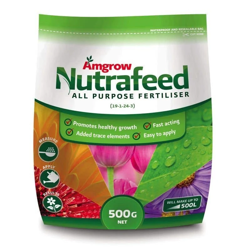 Amgrow Nutrafeed All Purpose Fertiliser 500g 3 Amgrow Nutrafeed All Purpose Fertiliser 500g
