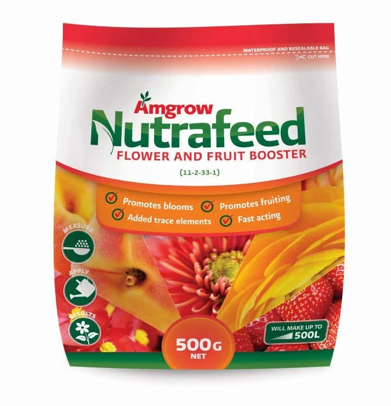 Amgrow Nutrafeed Flower/Fruit Booster 500g 3 Amgrow Nutrafeed Flower/Fruit Booster 500g