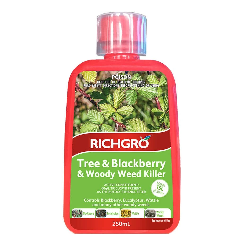 Richgro Tree & Blackberry & Woody Weed Killer 250ml 3 Richgro Tree & Blackberry & Woody Weed Killer 250ml