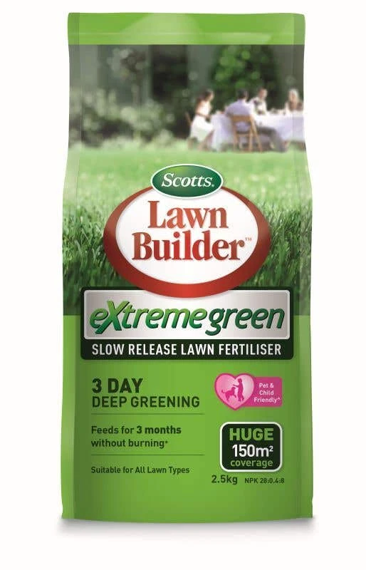 Scotts Lawn Builder Extreme Green Fertiliser 2.5kg 3 Scotts Lawn Builder Extreme Green Fertiliser 2.5kg