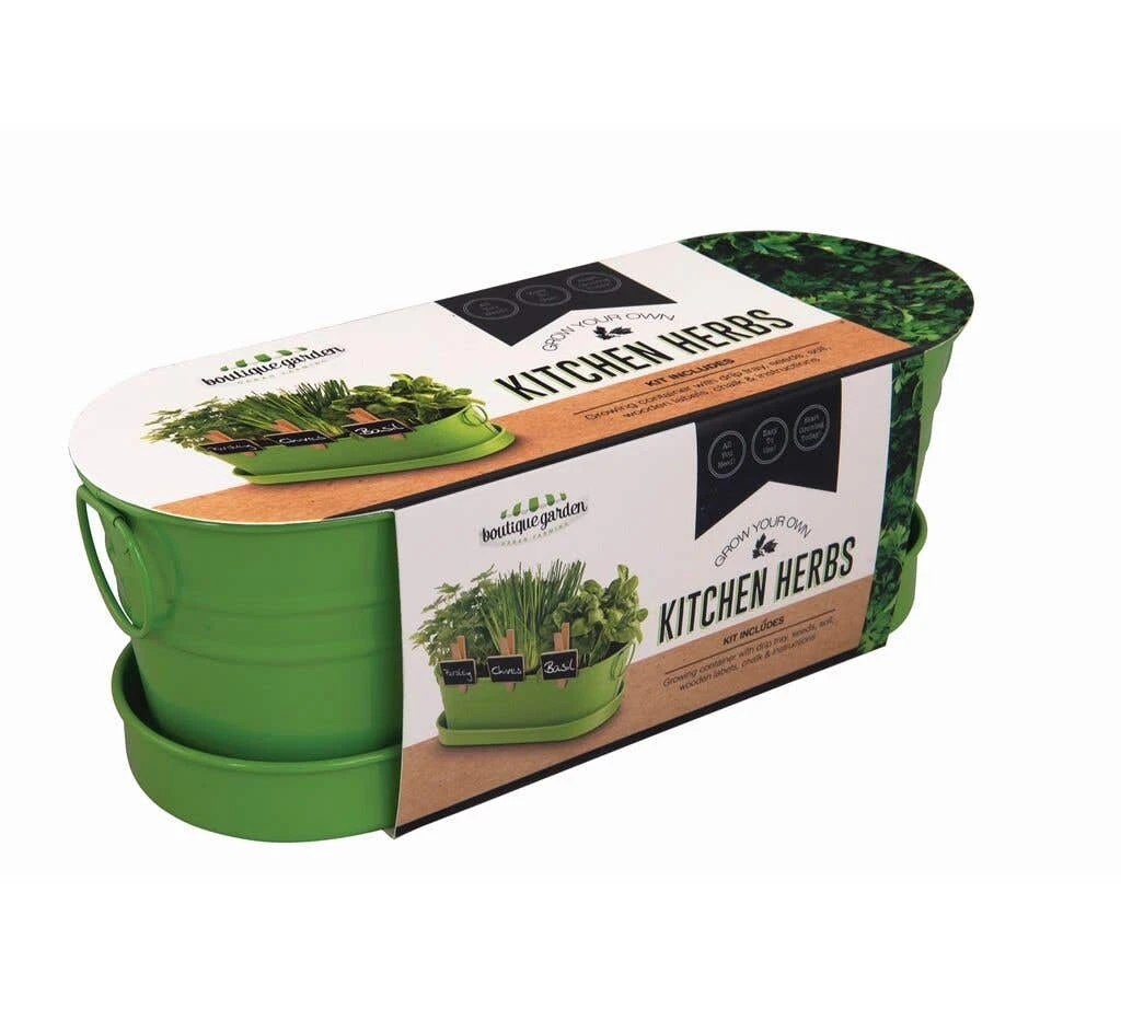 Grow Your Own Kitchen Herbs Windowsill Tin Kit 3 Grow Your Own Kitchen Herbs Windowsill Tin Kit