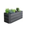 Greenlife Slimline Garden Bed Charcoal