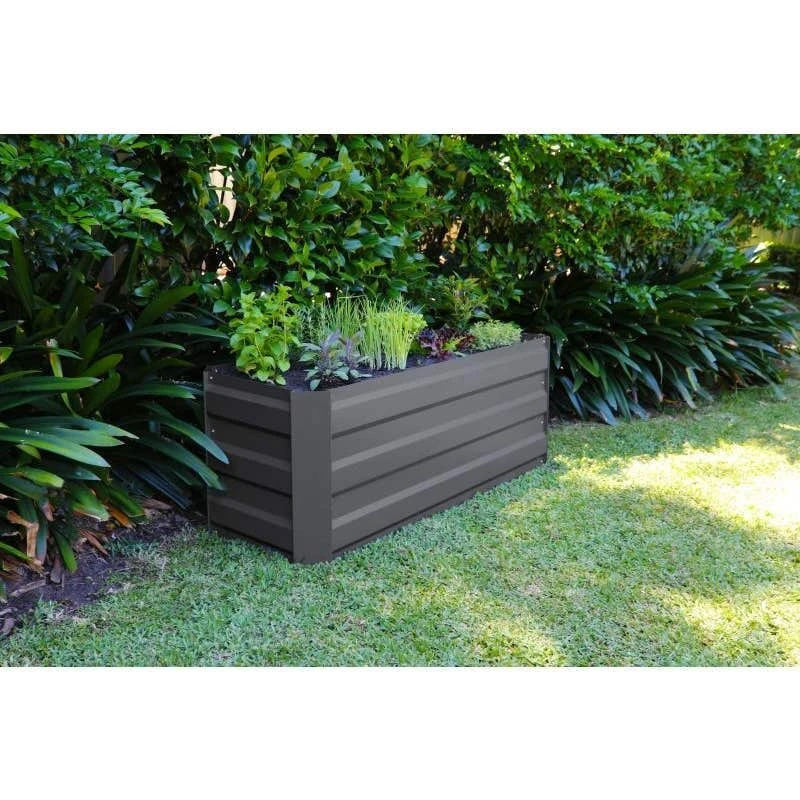 Greenlife Slimline Garden Bed Charcoal 4 Greenlife Slimline Garden Bed Charcoal - Image 2