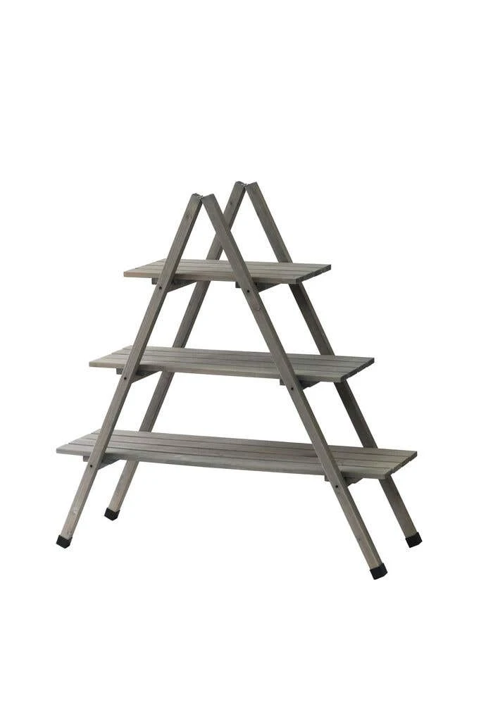 VegTrug Timber A Frame Plant Stand Grey Wash 2 VegTrug Timber A Frame Plant Stand Grey Wash