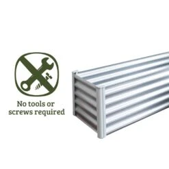 Organic Garden Co L Shaped Raised Garden Bed Zincalume 1500 X 1500 X 410mm -Plant Care Shop 6271175 4 37