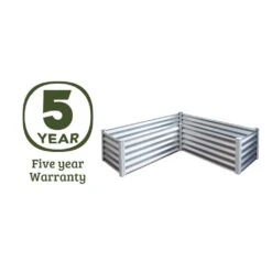Organic Garden Co L Shaped Raised Garden Bed Zincalume 1500 X 1500 X 410mm -Plant Care Shop 6271175 8 26