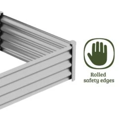 Organic Garden Co Square Raised Garden Bed Zincalume 1000 X 1000 X 300mm -Plant Care Shop 6271183 5 37