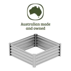 Organic Garden Co Square Raised Garden Bed Zincalume 1000 X 1000 X 300mm -Plant Care Shop 6271183 6 37