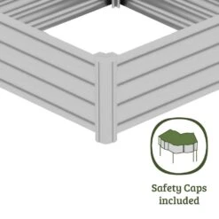 Organic Garden Co Square Raised Garden Bed Zincalume 1000 X 1000 X 300mm -Plant Care Shop 6271183 7 37