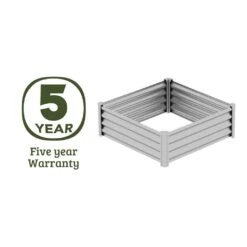 Organic Garden Co Square Raised Garden Bed Zincalume 1000 X 1000 X 300mm -Plant Care Shop 6271183 8 27