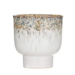 Sofia Plant Pot With Multi Fleck White 140mm