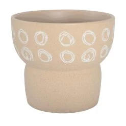 Planter Pot Everly 20.3x17.8cm Nude