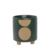 Planter Pot Alexi Dark Green 140 X 155mm -Plant Care Shop 6757975 0