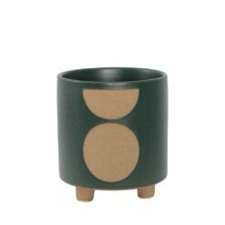 Planter Pot Alexi Dark Green 140 X 155mm