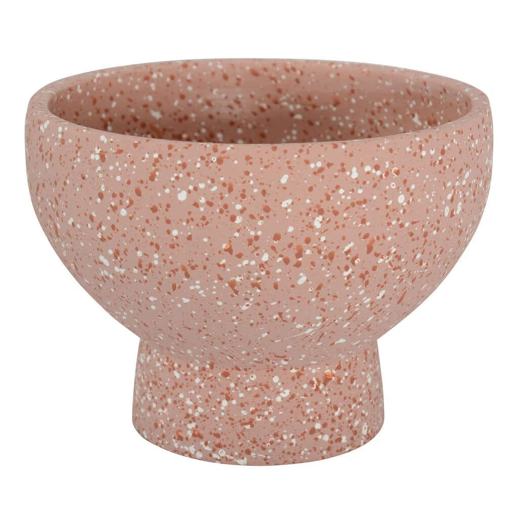 Planter Pot Melanie 19.5x14.5cm Pink Terrazzo Look 3 Planter Pot Melanie 19.5x14.5cm Pink Terrazzo Look