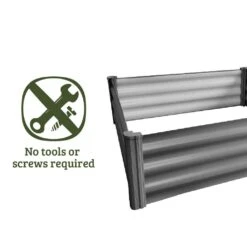 Organic Garden Co. Raised Bed Rectangular Woodland Grey 2m X 1m X 310mm -Plant Care Shop 6830103 4 36