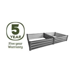 Organic Garden Co. Raised Bed Rectangular Woodland Grey 2m X 1m X 310mm -Plant Care Shop 6830103 8 36
