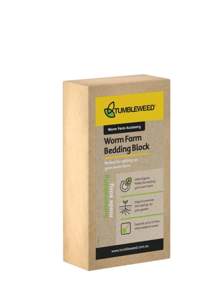 Tumbleweed Worm Farm Bedding Block 3 Tumbleweed Worm Farm Bedding Block