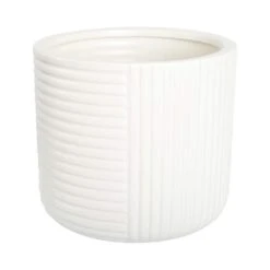 Planter Pot Shelby 20.2x18cm White