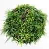 Country Fern Slimline UV Resistant Artificial Wall Disc White 800mm -Plant Care Shop 7029879 0 5