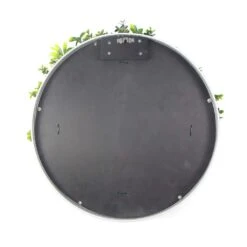 White Flowering UV Resistant Artificial Wall Disc Black 500mm 14 White Flowering UV Resistant Artificial Wall Disc Black 500mm -Plant Care Shop 7029895 5 7