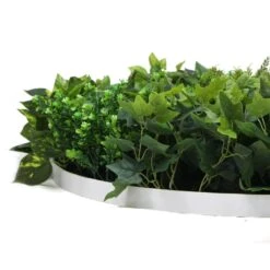 Fern & Ivy Slimline UV Resistant Artificial Wall Disc White 800mm -Plant Care Shop 7029945 5 5