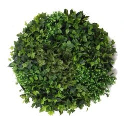 Fern & Ivy Slimline UV Resistant Artificial Wall Disc White 1m