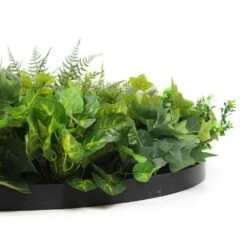 Fern & Ivy Slimline UV Resistant Artificial Wall Disc Black 800mm -Plant Care Shop 7029994 7 5