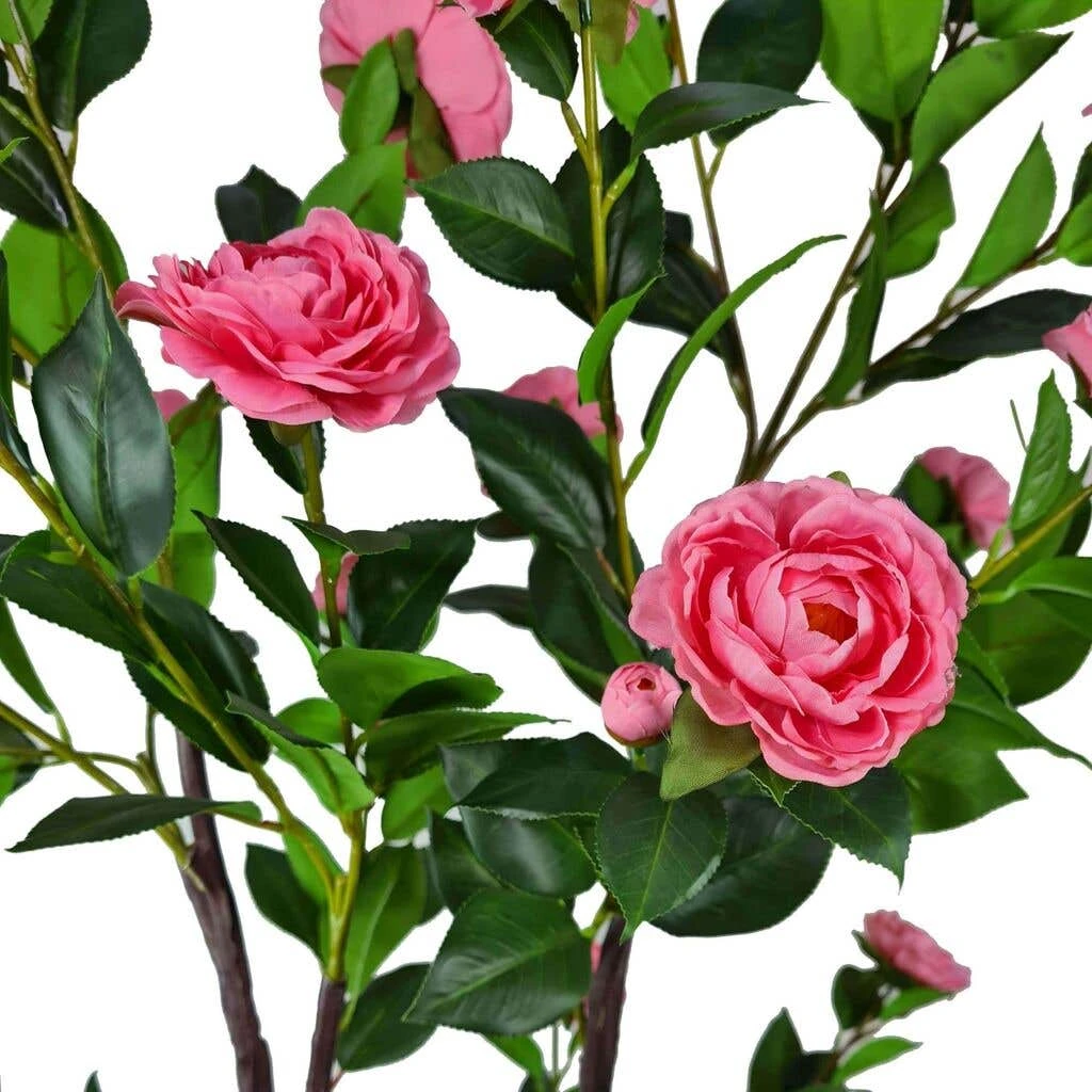 Pink Flowering Artificial Camellia Tree 1.8m 5 Pink Flowering Artificial Camellia Tree 1.8m - Image 3