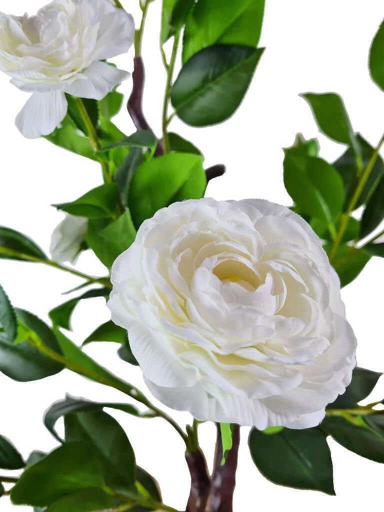 White Flowering Artificial Camellia Tree 1.8m 5 White Flowering Artificial Camellia Tree 1.8m - Image 3