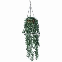 Heart Leaf Petal UV Resistant Artificial Hanging Basket 110cm