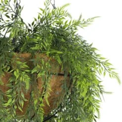Mixed Fern Coco Fibre Artificial Hanging Basket UV Resistant 1.35m 17 Mixed Fern Coco Fibre Artificial Hanging Basket UV Resistant 1.35m -Plant Care Shop 7030067 7 5