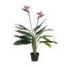 Artificial Bird Of Paradise Plant Red Flowers 1.1m 2 Artificial Bird Of Paradise Plant Red Flowers 1.1m -Plant Care Shop 7030091 0 2