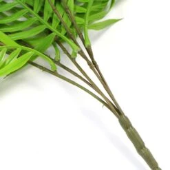 Hanging Fresh Green Bamboo Leaf Fern UV Resistant 800mm -Plant Care Shop 7030224 3 1