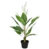 White Peace Lily Artificial Plant 950mm -Plant Care Shop 7030513 0 5