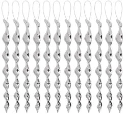Work Force Bird Deterrent Spirals Silver - 12 Piece